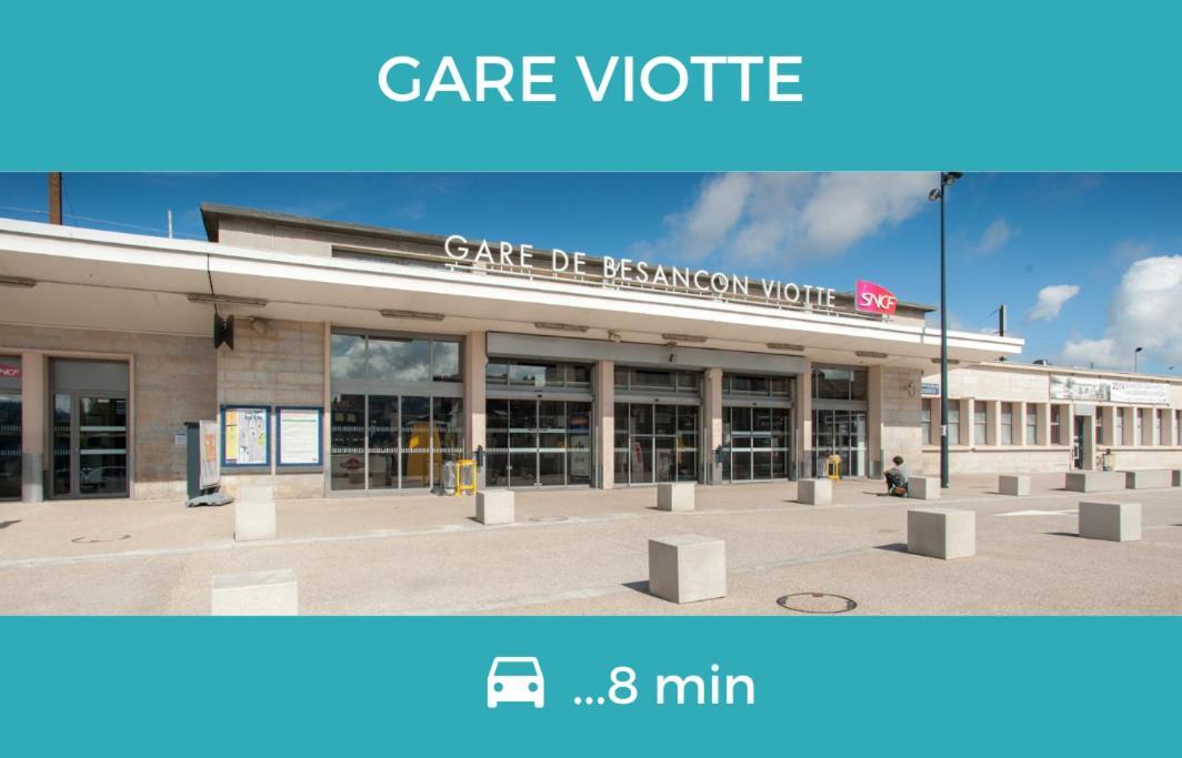 Nouveau - Grande Terrasse - L'Horloge - Calme - Home-One Besançon Exteriör bild